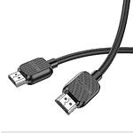 Кабель BOROFONE BUS02 Vivido Black (6941991105982) 4K HDMI to HDMI v2.0, 2м - фото