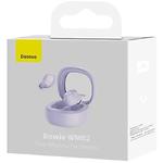 Фото Baseus WM02 True Wireless Earphones Bowie Purple (NGTW180005) Bluetooth гарнитура TWS #1