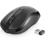 Изображение Мышка REAL-EL RM-450W Wireless/BT Black (EL123200046) Type-C, аккумулятор Фото Мышка REAL-EL RM-450W Wireless/BT Black (EL123200046) Type-C, аккумулятор