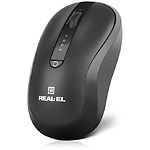 Изображение Мышка REAL-EL RM-450W Wireless/BT Black (EL123200046) Type-C, аккумулятор #8 Фото Мышка REAL-EL RM-450W Wireless/BT Black (EL123200046) Type-C, аккумулятор #8