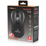 Изображение Мышка REAL-EL RM-450W Wireless/BT Black (EL123200046) Type-C, аккумулятор #3 Фото Мышка REAL-EL RM-450W Wireless/BT Black (EL123200046) Type-C, аккумулятор #3