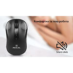 Изображение Мышка REAL-EL RM-450W Wireless/BT Black (EL123200046) Type-C, аккумулятор #2 Фото Мышка REAL-EL RM-450W Wireless/BT Black (EL123200046) Type-C, аккумулятор #2