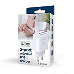 Изображение Сетевое ЗУ Gembird TA-UC-2A12-01-BK 2*USB-A, 5V/2.4A #3 Фото Сетевое ЗУ Gembird TA-UC-2A12-01-BK 2*USB-A, 5V/2.4A #3