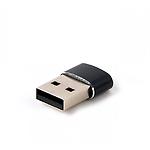 Фото Переходник Cablexpert (A-USB2-AMCF-02) чёрный USB-A 2.0 male на Type-C female #1