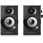 Фото Акустическая система REAL-EL S-217 black (EL121200013) 2x6W, питание ~230В, деревянный корпус #6