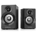 Фото Акустическая система REAL-EL S-217 black (EL121200013) 2x6W, питание ~230В, деревянный корпус #4