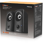 Фото Акустическая система REAL-EL S-405 black (EL121100016) 2x4W, USB, BT #1