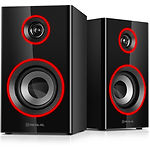 Изображение Акустическая система REAL-EL S-415 Black (EL121200017) 2x10W, деревянный корпус, BT, RGB #8 Фото Акустическая система REAL-EL S-415 Black (EL121200017) 2x10W, деревянный корпус, BT, RGB #8