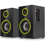 Изображение Акустическая система REAL-EL S-415 Black (EL121200017) 2x10W, деревянный корпус, BT, RGB #4 Фото Акустическая система REAL-EL S-415 Black (EL121200017) 2x10W, деревянный корпус, BT, RGB #4