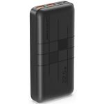 Внешний аккумулятор Power Bank XO PR188 Black, 20000mAh, 2*USB-A, 1*Type-C, QC22.5W, PD20W - фото