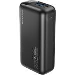 Внешний аккумулятор Power Bank XO PR200 Black, 30000mAh, 2*USB-A, 1*Type-C, QC3.0 22.5W, PD20W - фото