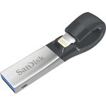 Изображение USB Flash 128Gb SanDisk iXpand Lightning/USB 3.0 (SDIX30C-128G-GN6NE) Фото USB Flash 128Gb SanDisk iXpand Lightning/USB 3.0 (SDIX30C-128G-GN6NE)