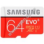 Изображение microSD XC 64Gb Samsung EVO PLUS Class10 (c переходником на SD, UHS-I, MB-MC64D) Фото microSD XC 64Gb Samsung EVO PLUS Class10 (c переходником на SD, UHS-I, MB-MC64D)