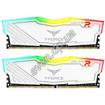 Изображение DDR-4 2шт x 8GB 2666МГц Team T-Force Delta RGB White (TF4D416G2666HC15BDC01) Фото DDR-4 2шт x 8GB 2666МГц Team T-Force Delta RGB White (TF4D416G2666HC15BDC01)