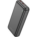 Внешний аккумулятор Power Bank BOROFONE BJ38A Black 20000mAh, 22.5W, PD20W, QC3.0 - фото