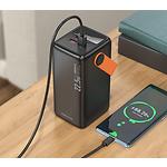 Изображение Внешний аккумулятор Power Bank BOROFONE BJ66B Magnifico Black 60000mAh, 22.5W, PD20W, QC3.0 #6 Фото Внешний аккумулятор Power Bank BOROFONE BJ66B Magnifico Black 60000mAh, 22.5W, PD20W, QC3.0 #6