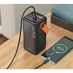 Изображение Внешний аккумулятор Power Bank BOROFONE BJ66A Magnifico Black 50000mAh, 22.5W, PD20W, QC3.0 #6 Фото Внешний аккумулятор Power Bank BOROFONE BJ66A Magnifico Black 50000mAh, 22.5W, PD20W, QC3.0 #6