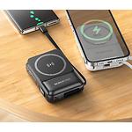 Изображение Внешний аккумулятор Power Bank BOROFONE BJ59 Refine Black 10000mAh, magnetic power, 22.5W, PD20W #3 Фото Внешний аккумулятор Power Bank BOROFONE BJ59 Refine Black 10000mAh, magnetic power, 22.5W, PD20W #3
