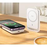 Изображение Внешний аккумулятор Power Bank BOROFONE BJ63A Nimble White 10000mAh,magnetic power,22.5W,PD20W,QC3.0 #3 Фото Внешний аккумулятор Power Bank BOROFONE BJ63A Nimble White 10000mAh,magnetic power,22.5W,PD20W,QC3.0 #3