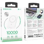 Изображение Внешний аккумулятор Power Bank BOROFONE BJ63A Nimble White 10000mAh,magnetic power,22.5W,PD20W,QC3.0 #4 Фото Внешний аккумулятор Power Bank BOROFONE BJ63A Nimble White 10000mAh,magnetic power,22.5W,PD20W,QC3.0 #4