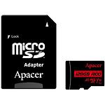 microSD XC 128 GB APACER Class 10 UHS-I (AP128GMCSX10UB-R) с SD переходником - фото