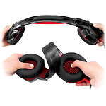 Изображение REAL-EL GDX-7790 black (EL124100054) наушники с микрофоном, USB, звук 7.1 #1 Фото REAL-EL GDX-7790 black (EL124100054) наушники с микрофоном, USB, звук 7.1 #1