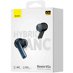 Фото Baseus M2s True Wireless Earphones Bowie Black (NGTW350101) Bluetooth гарнитура TWS #1