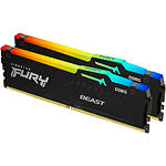 Изображение DDR-5 2шт x 16GB 6000МГц Kingston FURY Beast Black (KF560C36BBE2AK2-32) AMD EXPO Фото DDR-5 2шт x 16GB 6000МГц Kingston FURY Beast Black (KF560C36BBE2AK2-32) AMD EXPO