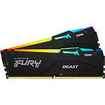 Изображение DDR-5 2шт x 16GB 6000МГц Kingston FURY Beast Black (KF560C36BBE2AK2-32) AMD EXPO #1 Фото DDR-5 2шт x 16GB 6000МГц Kingston FURY Beast Black (KF560C36BBE2AK2-32) AMD EXPO #1