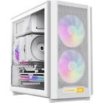 Изображение Корпус GAMEMAX F36 WH без БП, Tempered Glass, ITX/M-ATX-200мм Фото Корпус GAMEMAX F36 WH без БП, Tempered Glass, ITX/M-ATX-200мм