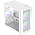 Изображение Корпус GAMEMAX F36 WH без БП, Tempered Glass, ITX/M-ATX-200мм #3 Фото Корпус GAMEMAX F36 WH без БП, Tempered Glass, ITX/M-ATX-200мм #3
