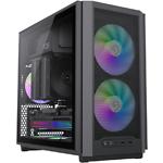 Изображение Корпус GAMEMAX F36 BK без БП, Tempered Glass, ITX/M-ATX-200мм Фото Корпус GAMEMAX F36 BK без БП, Tempered Glass, ITX/M-ATX-200мм