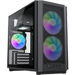 Изображение Корпус GAMEMAX F36 BK без БП, Tempered Glass, ITX/M-ATX-200мм #1 Фото Корпус GAMEMAX F36 BK без БП, Tempered Glass, ITX/M-ATX-200мм #1
