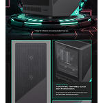 Изображение Корпус GAMEMAX Focus MB без БП, Tempered Glass, M-ATX / ITX #13 Фото Корпус GAMEMAX Focus MB без БП, Tempered Glass, M-ATX / ITX #13