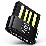 Bluetooth Adapter ESSAGER Mini Black (EBT50-MN01) Bluetooth 5.0 - фото