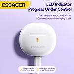 Фото ESSAGER D8 Series TWS Bluetooth White (EEJTW-SL02) гарнитура, Bluetooth 5.3 #5