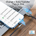 Изображение Кабель ESSAGER Universal 540 Ratate Magnetic Grey (EXCCXL-WX0G) USB-A/Lightning, 1м, 3A #7 Фото Кабель ESSAGER Universal 540 Ratate Magnetic Grey (EXCCXL-WX0G) USB-A/Lightning, 1м, 3A #7