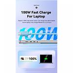 Изображение Кабель ESSAGER Waves White (EXCTT1-WL02-P) Type-C/Type-C, 1м, 100W #3 Фото Кабель ESSAGER Waves White (EXCTT1-WL02-P) Type-C/Type-C, 1м, 100W #3
