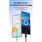 Изображение Кабель ESSAGER Waves White (EXCTT1-WL02-P) Type-C/Type-C, 1м, 100W #4 Фото Кабель ESSAGER Waves White (EXCTT1-WL02-P) Type-C/Type-C, 1м, 100W #4