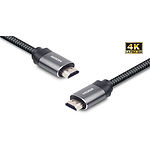 Изображение Кабель REAL-EL HDMI Ver.2.0 Premium M-M 1m, 4k, grey (EL123500045), 105038 #5 Фото Кабель REAL-EL HDMI Ver.2.0 Premium M-M 1m, 4k, grey (EL123500045), 105038 #5