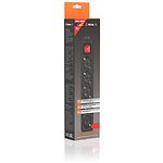 Фото Фильтр-удлинитель сетевой REAL-EL RS-Protect M 10м Black (EL122300037) 5 розеток #1
