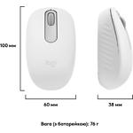 Изображение Мышка Logitech M196 Bluetooth, White (910-007460) #4 Фото Мышка Logitech M196 Bluetooth, White (910-007460) #4