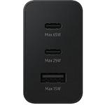 Фото Сетевое ЗУ Samsung Power Adapter Trio EP-T6530NBEGEU Black, 2*USB-C + USB-A, 65W, QC3.0, PD3.0 #3