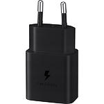 Фото Сетевое ЗУ Samsung Power Adapter EP-T1510NBEGEU Black, USB-C, 15W #1