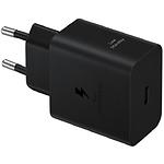 Сетевое ЗУ Samsung Compact Power Adapter EP-T4511XBEGEU Black, USB-C, PD 45W, Type-C cable - фото