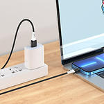 Фото Кабель HOCO X82 Black (6931474768537) USB/Lightning, 1м, 2.4A, silicone #2