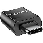 Фото Переходник HOCO UA17 Black (6931474762016) Type-C/USB-A female USB3.0 #2