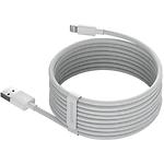 Фото Кабель Baseus TZCALZJ-02 Simple Wisdom Kit, комплект 2шт, USB/Lightning 1.5м White 2.4A #1