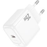 Изображение Сетевое ЗУ Hoco CS53A White (6942007631488) Type-C, Fast Charge, PD25W #3 Фото Сетевое ЗУ Hoco CS53A White (6942007631488) Type-C, Fast Charge, PD25W #3