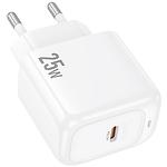 Изображение Сетевое ЗУ Hoco CS53A White (6942007631488) Type-C, Fast Charge, PD25W #5 Фото Сетевое ЗУ Hoco CS53A White (6942007631488) Type-C, Fast Charge, PD25W #5